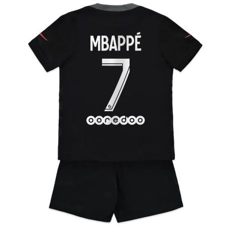Camisolas de Futebol Paris Saint Germain PSG Kylian Mbappé 7 Criança 3ª 2021-22